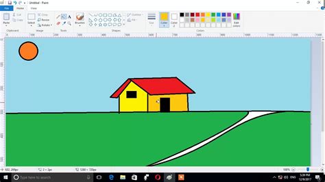 online paint test|microsoft paint practice day 7.